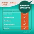 thumbnail image 3 of Leader OTC Maximum Strength Antacid Liquid, Fast Relief for Indigestion & Heartburn, 12 oz, 3 of 5