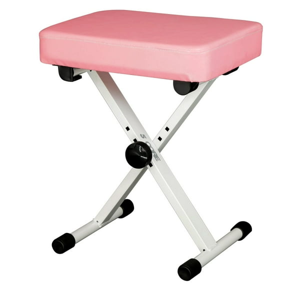5 Core Keyboard Bench X Style Piano Stool Heavy Duty Adjustable Keyboards Chair