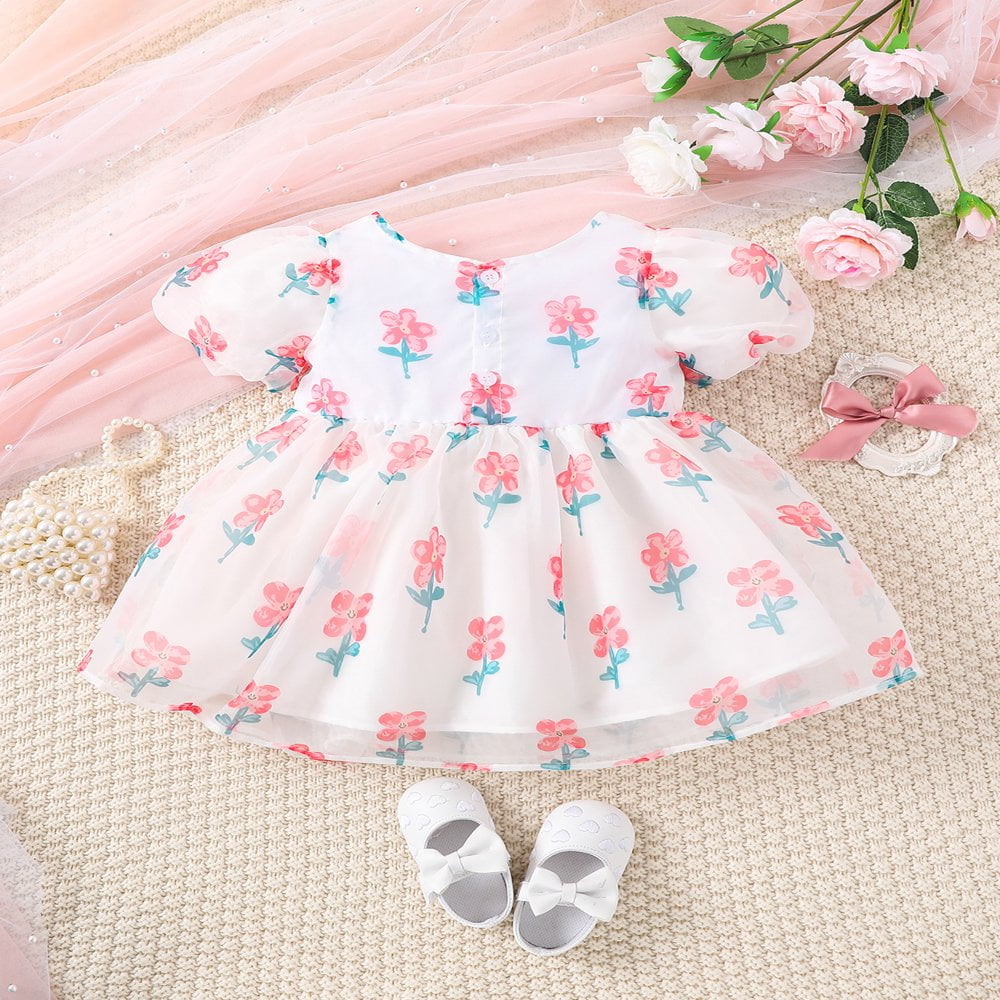Baby girl chiffon dresses sales