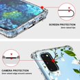 thumbnail image 4 of Galaxy S20 Case, Floral Magnolia Flower Pattern Clear Design Transparent Plastic Hard Back Case with Soft TPU Bumper Protective Case Cover for Samsung Galaxy S20, 4 of 7