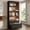 Black, variant on Fnova 72" Tall Bookcase with File Cabinet Drawer, Freestanding Display Storage Shelves, 5-Shelf Open Bookshelf for Home Office Living Room, White