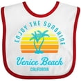 thumbnail image 3 of Inktastic Summer Enjoy the Sunshine Venice Beach California in Blue Boys or Girls Baby Bib, 3 of 4