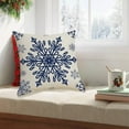 thumbnail image 5 of Grrvtrz Christmas Pillow Covers 18x18 Inch Red and White Snowflake and Deer Pattern Xmas Decorative Throw Cushion Cases for Home Sofa Couch Bed Car Decoration,Decoration Supplies,Home Decor, 5 of 5