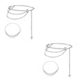 thumbnail image 1 of Minnieouse Cadena de cintura para mujer, borlas de varias capas, joyería de Metal para mujer, suministros de vestido de plata para Festival, 2piezas, 1 of 6