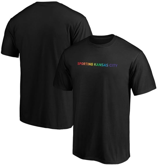 Men's Black Sporting Kansas City Pride Logo T-Shirt
