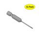 thumbnail image 1 of Uxcell Broca Magnética Phillips de 1/4" con Vástago Hexagonal de 2" y Diámetro de 1.6mm #00 Acero S2 Paquete de 10, 1 of 5