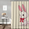 thumbnail image 2 of Awypu Bathroom Shower Curtain Set with Hooks Waterproof Multiple Sizes White, 2 of 7