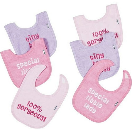 Gerber - Conversation Terry Cloth Bibs 6