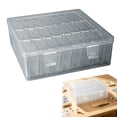 thumbnail image 2 of UYUH Small Bead Organizer Box Mini Clear Plastic Storage Containers , Ideal Craft Case for Beads, Jewelry Making, Nail Art, Diamond Painting Small Parts Craft Storage Box,6.93*6.93*2.44in, 2 of 7