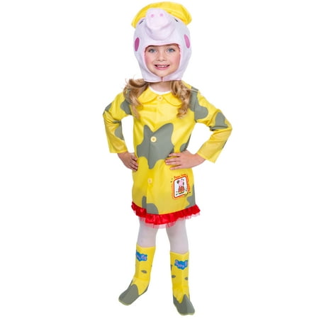 Peppa Pig Muddy Raincoat Costume for Toddler