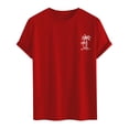 thumbnail image 5 of Leey-World Men's T Shirt Short Sleeve Cotton Blend T-Shirts Crew Neck Casual Summer Basic Tee Shirts Men Tshirt(Red,S), 5 of 5