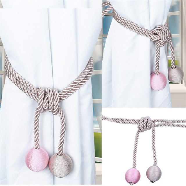 Summer Savings Qaailabf Window Curtain Cord Rope Buckle Tiebacks Tie Backs Curtain Hanging
