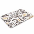 Hanukkah Bathroom Rugs Bath Mat Non Slip Bathroom Decor Mats Coral