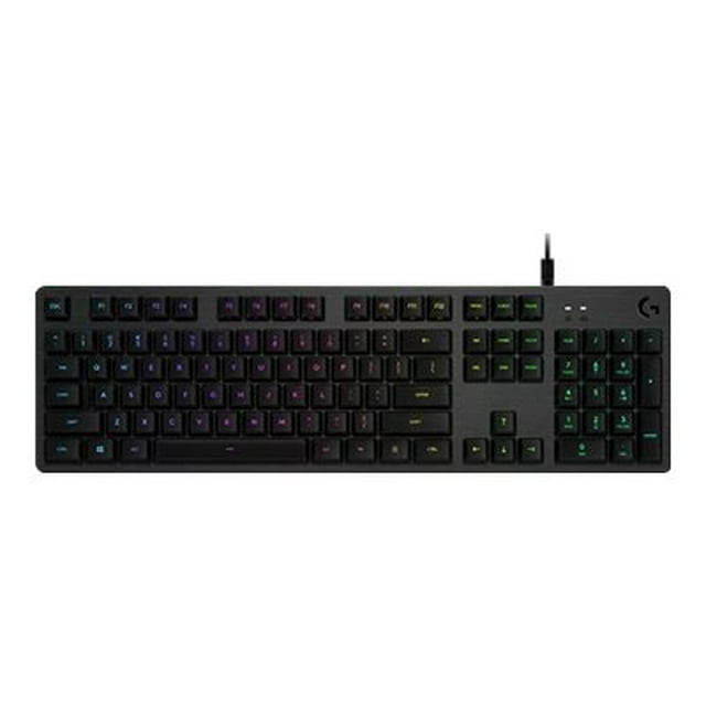 Logitech Gaming G512 - Clavier - Rétroéclairé - USB - Anglais - Interrupteur de Touche : GX Brown Tactile - Carbone