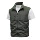 thumbnail image 1 of Chaleco ligero de softshell para hombre, chaqueta utilitaria para actividades al aire libre y viajes, cuello alto, múltiples bolsillos, para senderismo/running (XL-XXXXXXL), 1 of 3