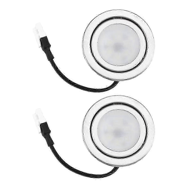 2pcs DC 12V LED Light Bulbs for Range Hood, Stainless Steel Kitchen Parts