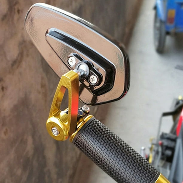 Piezas de bicicleta de manillar de espejo retrovisor de motocicleta negro JShteea Accesorios para bicicletas