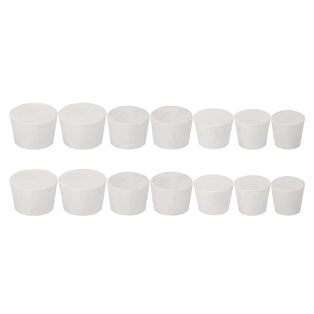 NUOLUX Flask Stopper Plugs Laboratory Stoppers Borosilicate Silicone