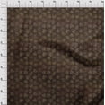 thumbnail image 4 of oneOone Georgette Viscose Brown Fabric Asian Block Craft Projects Decor Fabric Printed By The Yard 42 Inch Wide, 4 of 4