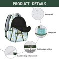 thumbnail image 4 of "Floral Symphony Backpack with Sunflower Print - Durable Bookbag for College Students, Features Multiple Organizational Pockets & Comfortable Straps", 4 of 6