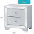 thumbnail image 7 of Glory Furniture Hollywood Hills 2 Drawer Nightstand in White, 7 of 7