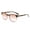 Pink, variant on Women Gradient Brown Reading Glasses 1.00, Tortoiseshell Gray Round Spring Hinge Blue Light Blocking Readers +1.00 Strength UV