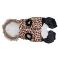 thumbnail image 3 of Abrigo para perros con estampado de leopardo NikouMX Ropa de invierno para mascotas, 3 of 8