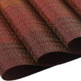 thumbnail image 5 of Placemats Set of 8 Washable Durable Placemat Vinyl Heat Resistant Non-Slip Table Mats Indoor Outdoor (Scarlet Red), 5 of 6