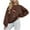 Brown, variant on Aofany Christmas Sweaters for Women, Plus Size Pullover Shirt For Women Merry Christmas Women Casual Long Sleeve O-Neck Sweatshirt Pullover Blouse