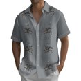 thumbnail image 1 of Hawaiian Shirt For Men, Men's Vintage Button Down Bowling Shirts Short Sleeve Summer Beach Shirt3XL, 1 of 5