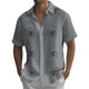 thumbnail image 1 of Hawaiian Shirt For Men, Men's Vintage Button Down Bowling Shirts Short Sleeve Summer Beach Shirt 4XL, 1 of 5
