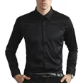 thumbnail image 3 of Sanfu® Camisa Ajustada De Negocios De Color Liso Para Hombre, 3 of 7