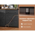 thumbnail image 6 of Winkalon 55'' Kitchen Sideboard Buffet Cabinet, 4-Doors 2-Drawers Farmhouse Storage Cabinet with Adjustable Shelves, Black, 6 of 6