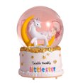 thumbnail image 1 of Caja de música Unicorn Moon Star Crystal Globe con luz LED, 1 of 2