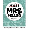 thumbnail image 1 of Miss Mrs Miller Super-Simple Honeymoon Planner & Journal: Honeymoon Diary Small Cute Travel Journal for Bridal Shower, 1 of 1