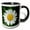 Black/White, variant on 3drose, Daisy, 11oz Mug