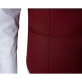 thumbnail image 4 of Boy's 4 Button Formal Boy Suit Vest White Shirt and Die 14Years Burgundy, 4 of 5