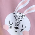 thumbnail image 6 of Boys & Girls Cartoon Rabbit Cute Jackets Spring Zip Hooded Windbreaker Cute Easter Outfits Color Pink Size 12-18 Months, 6 of 9