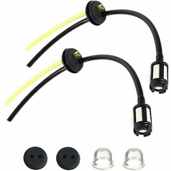 Fuel Line Kit For Weed Eater String Trimmers, Durability Ensuring Reliability, Engine Compatibility For Petrol Hedge Trimmers, Includes 2 Sets