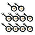 thumbnail image 1 of 10pcs Aleación Sartén Colgantes Encantos Accesorio para hacer joyas para aretes Collar (Negro), 1 of 5