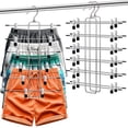 thumbnail image 1 of Organizadores de armario y almacenamiento FATHITA, perchas para pantalones de 6 niveles, 1 of 7