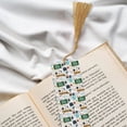 thumbnail image 6 of Kdxio Back To School A Print Metal Tassel Bookmarks,Perfect Gift for Art Lovers and Bookworms Metal Bookmarks for Women, 6 of 8