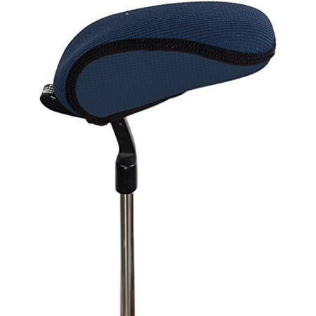 Golf Club Putter Cover stealth club covers 14060 putter blade boot'e golf club head cover, navy blue solid/black trim ()