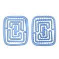 thumbnail image 3 of Unique Bargains 2 Pcs Démêlant pour Cheveux Tangle Shower Bleu, 3 of 6