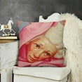 thumbnail image 2 of YINGXI Pink Throw Pillows,Pink Reversible, Decor,Pink ,Pink Pillows Decorative Throw Pillows, Pillows,Christmas Pillow Pink 18x18in, 2 of 5