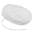 thumbnail image 3 of Unique Bargains Fil Chenille en Velours Blanc en Polyester Super Volumineux, 87 Yards, 3 of 7