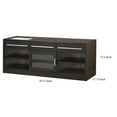 thumbnail image 2 of BenJara Stylish TV Console with CONNECT IT Power Drawer RTA, Brown, 2 of 4