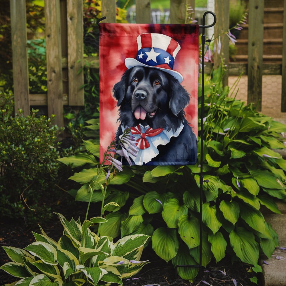 Newfoundland Patriotic Garden Flag 11.25 in x 15.5 in