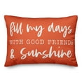 thumbnail image 2 of Creative Products Good Friends Sunshine 14x20 Spun Poly Pillow, 2 of 3