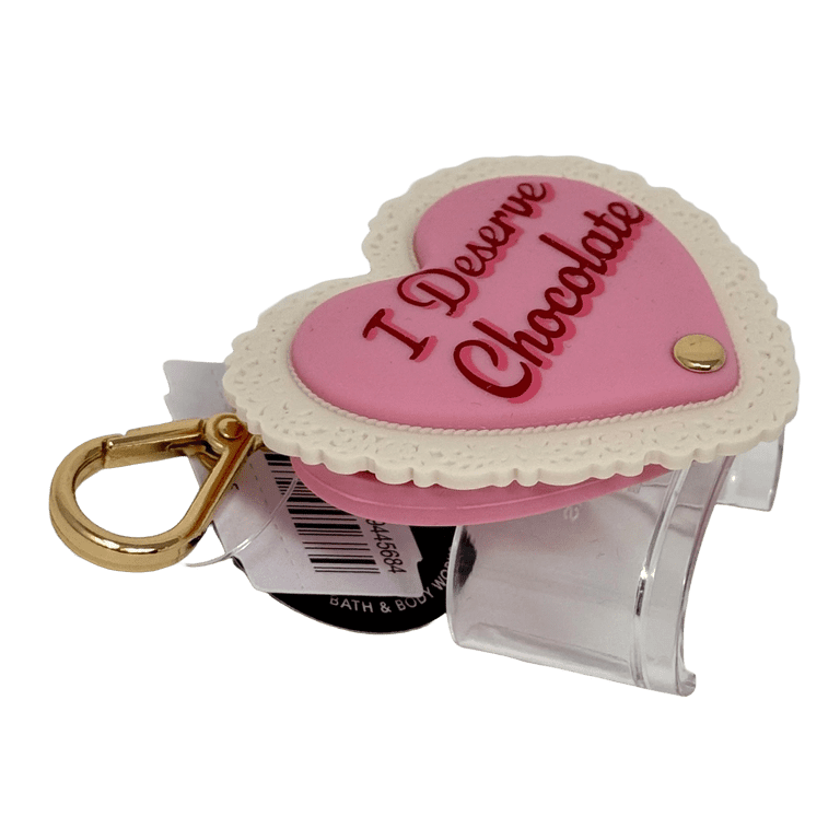 Bath & Body Works PocketBac Holder I Deserve Chocolate Heart